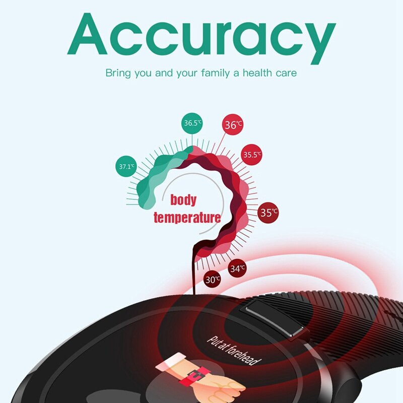 Body Temperature Monitoring Smart Watch T01 ECG Multi-Sports Mode Heart Rate Monitor IP68 Waterproof Clock