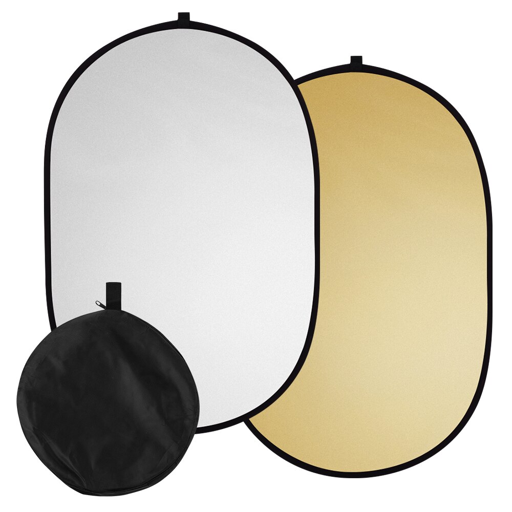 60 * 90cm/ 24 * 35inch Photography Light Reflector 7-in-1 Collapsible Multi-Disc for Studio Outdoor Photography with Carry Bag