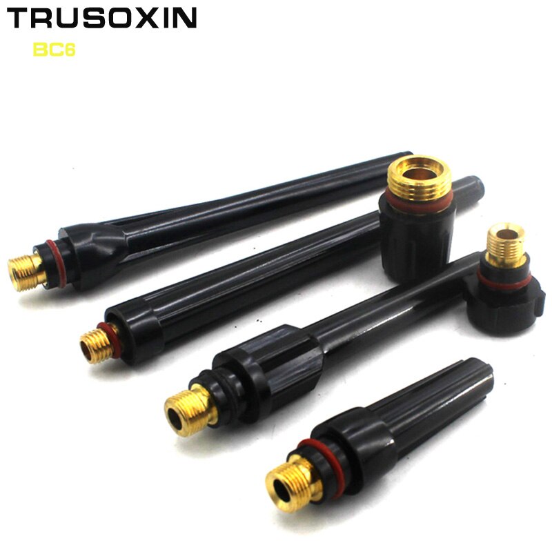 6pcs TIG Welding Machine Accessories TIG Welding Torch Head Long Mid Short TIG Back Cap