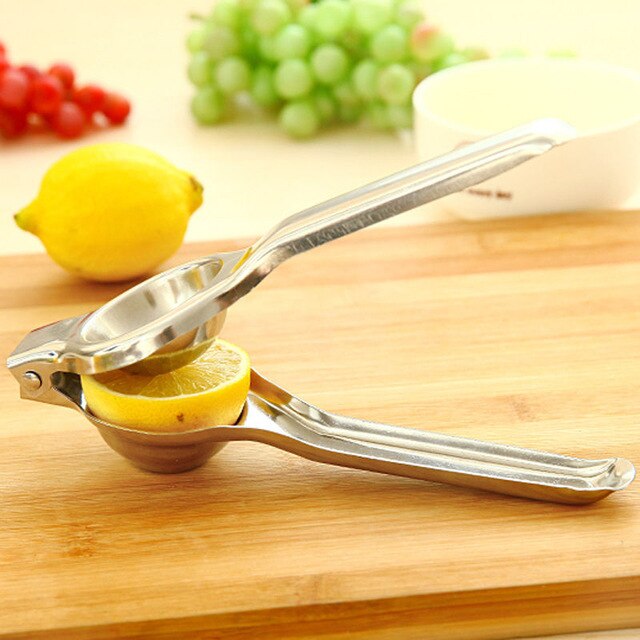 Citrusfruktpress apelsin citron juicepress i rostfritt stål manuell juicepress köksredskap apelsin queezer juice fruktpressning