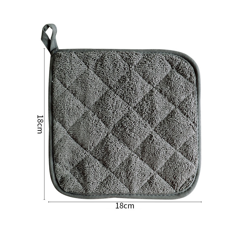 Soportes para ollas y toallas resistentes al calor, soporte para alfombrilla antideslizante de algodón, almohadillas calientes, manteles individuales para mesa, accesorios para cocina y hornear