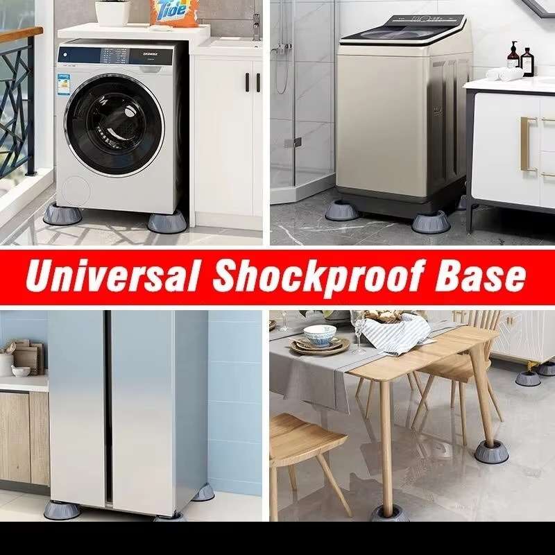 4 stücke Anti Vibration Füße Pads Gummi Matte Slipstop Stille Dämpfer Stehen Universal Waschmaschine Kühlschrank Möbel Fuß Pad