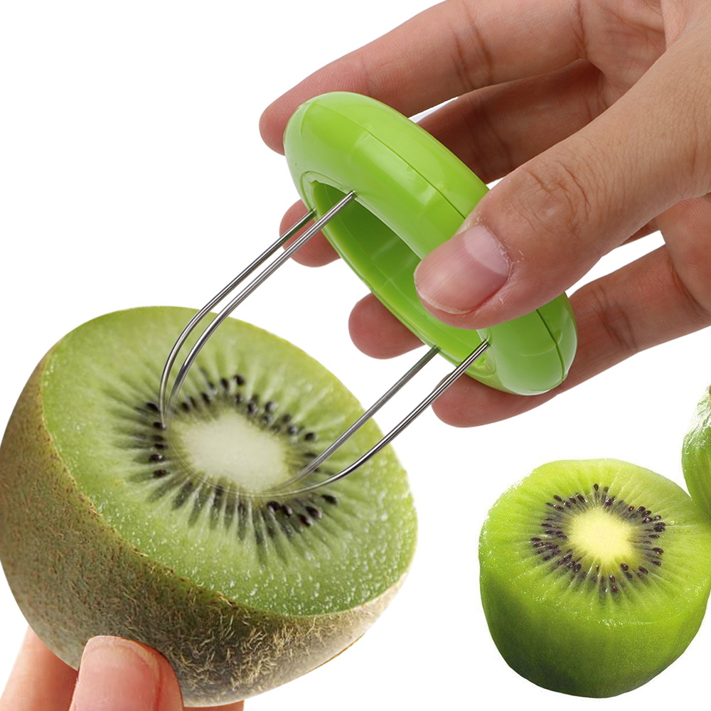 NICEYARD 1 Stuk Keuken Dunschiller Fruit Kiwi Cutter Apparaat Gesneden Keuken Gereedschap Willekeurige Kleur Graven Core Twister Slicer