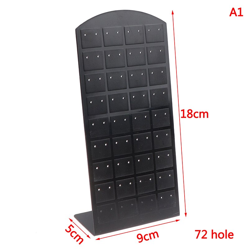 9Size Earrings Ear Studs Hooks Jewelry Show Plastic Jewelry Display Rack Stand Organizer Holder for necklaces: A1