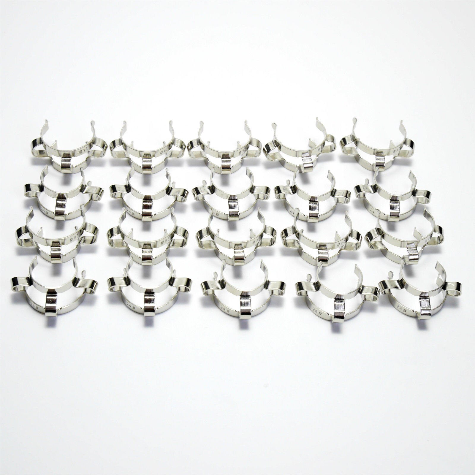 24 #, Metalen Clip, Staal Keck Klem, 24/29 &amp; 24/40 Glas Ground Joint,20 Stks/pak