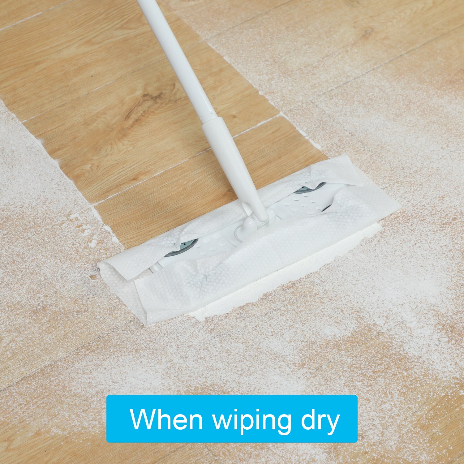 Eyliden Disposable Electrostatic Dust Mop with 10PCS Dry Refill Floor Wipes Pads Electrostatic Adsorption Hair Dust