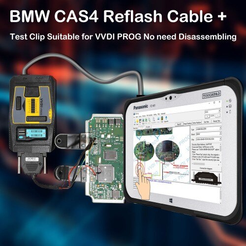 VVDI PROG BMW CAS4 Data Reading Adapter for VVDI PROG 9S12 cable V1 No Need Disassembling