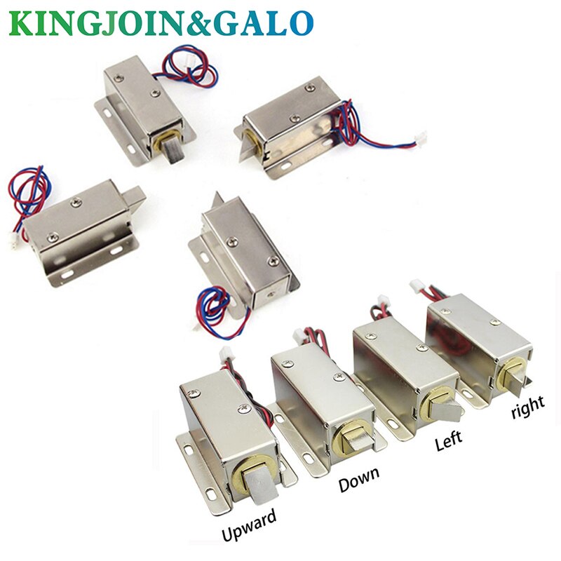 Cerradura electrónica para puerta, cerrojo eléctrico pequeño de 12V/24V, cerrojo para armario, cajón, control de acceso rfid