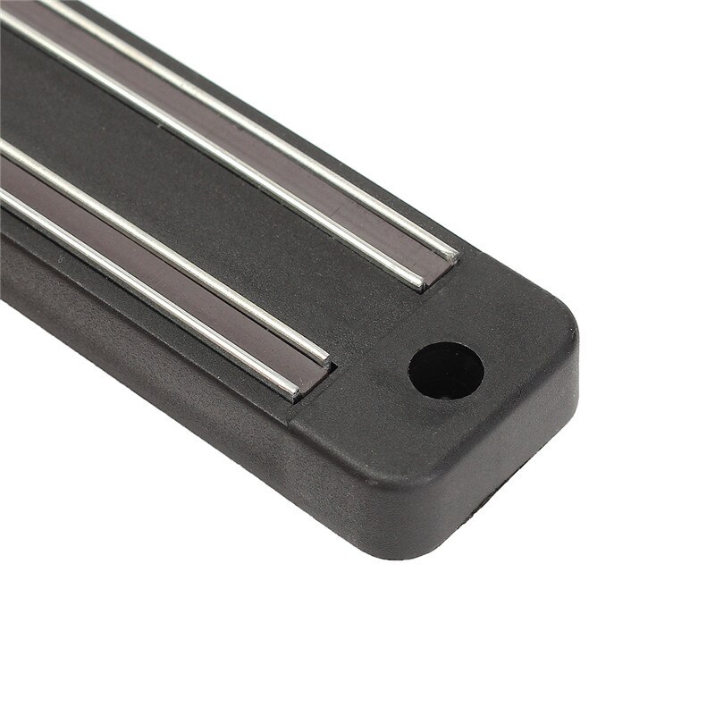 Porte-Couteau Magnétique Support Mural Noir ABS COUTEAU Métal pour Plastique Bloc Aimant Porte-Couteau