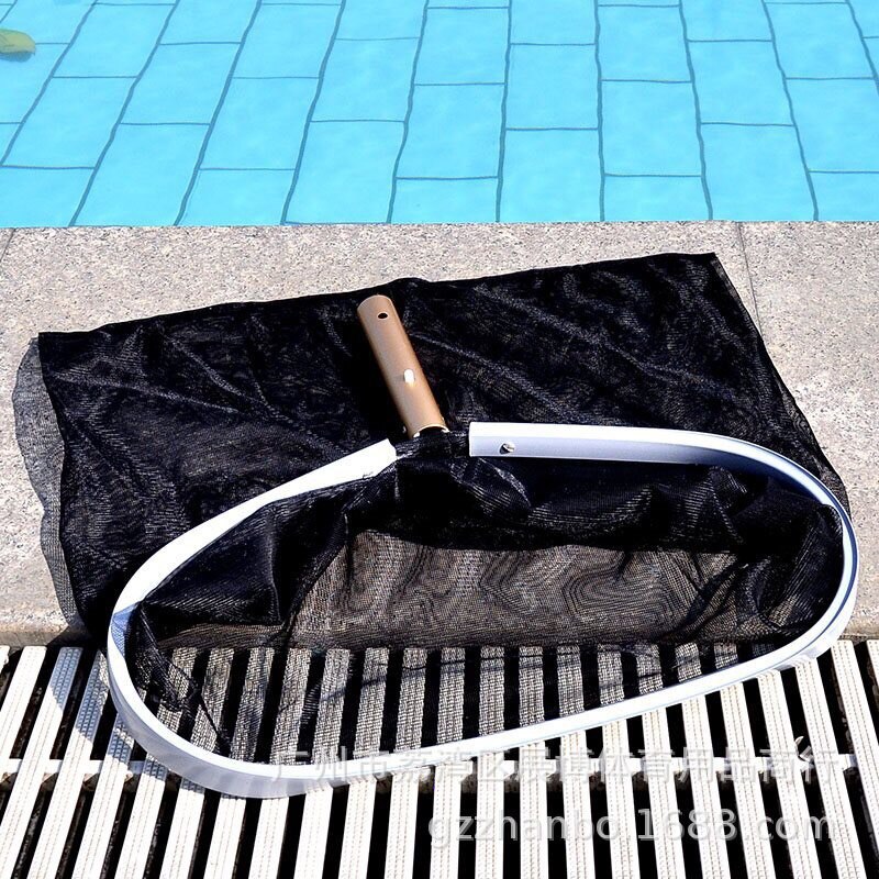 Pool Cleaning Black and White with Pattern Deep Water Leaf Net Fish Pond Leaf Deepwater Enhanced Dredge Black and White with Pat: Default Title