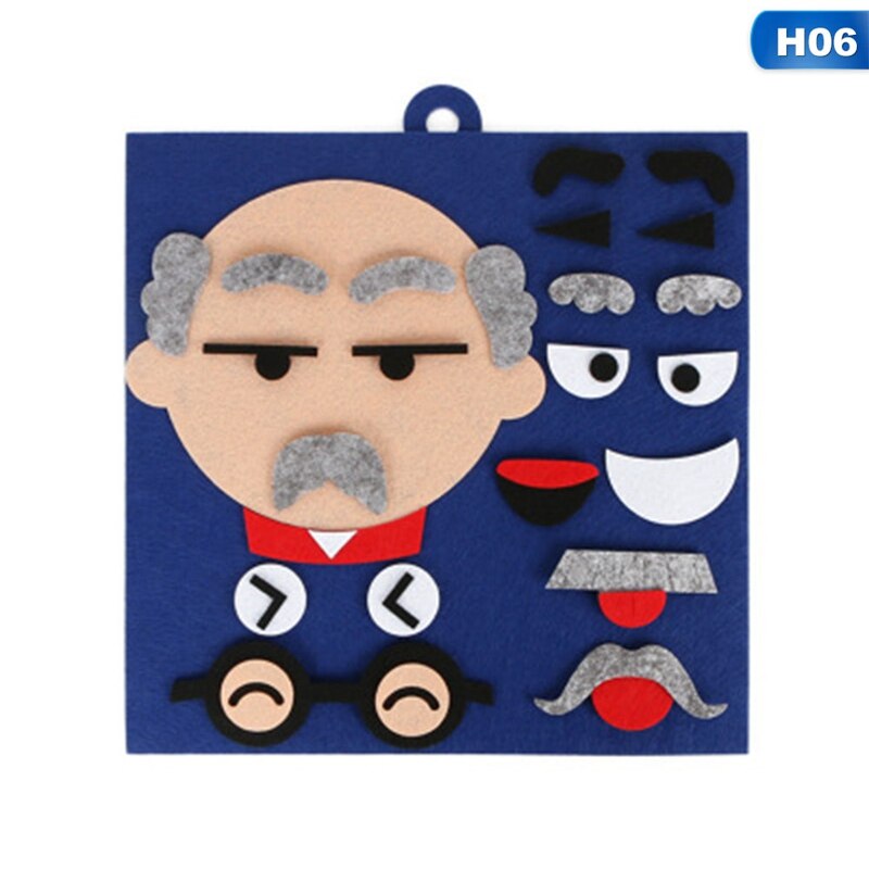 Super Emotion Change Puzzle Toys Expression Best For Children Changable Face Puzzles For Children: H06