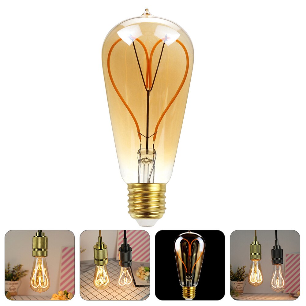 1Pc 100V 4W Light Bulb ST64 Home Bulb Compatible f... – Grandado
