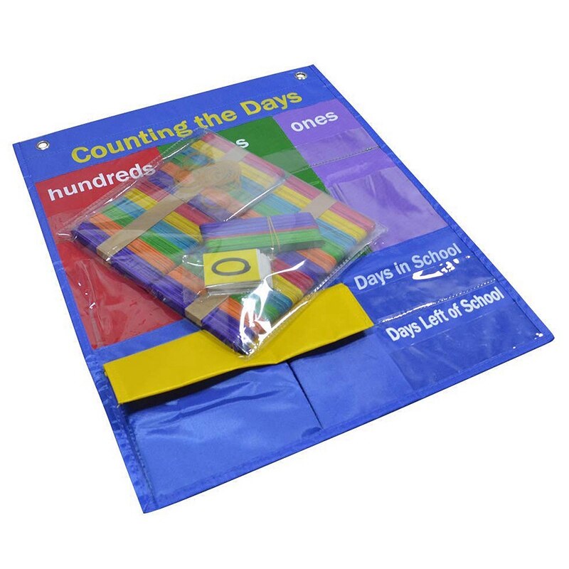 Counting Caddie and Place Value Pocket Chart for Lassroom Home School Children Educational