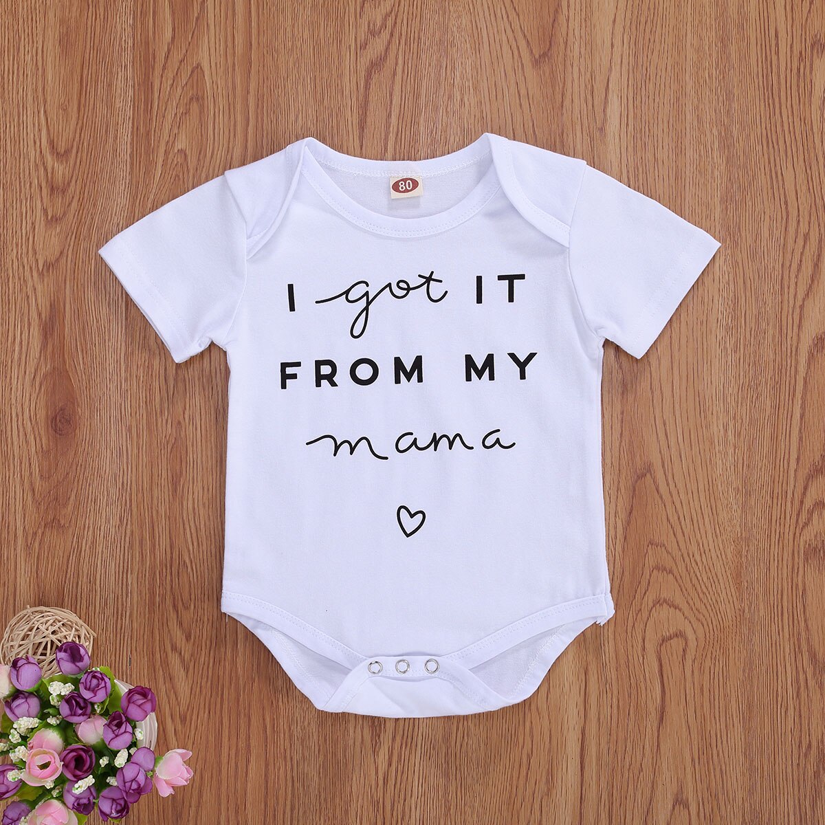 Zomer Baby Kleding Familie Korte Outfit Broer Zus Bijpassende Mouwen Kreeg Ik Uit Mijn Mama T-shirt Bodysuit
