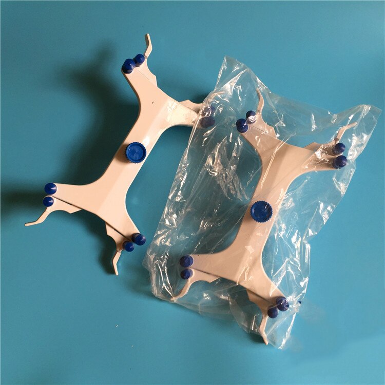 Abrazadera de laboratorio, pinza para volumetría de mariposa doble de aluminio
