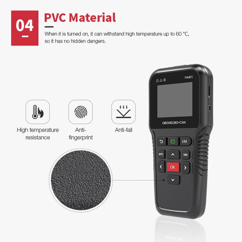 Code Reader Scanner Tool Support Free Update Full OBD2 Functions Battery Check PK KW850 CR3008 Auto Code Scanner