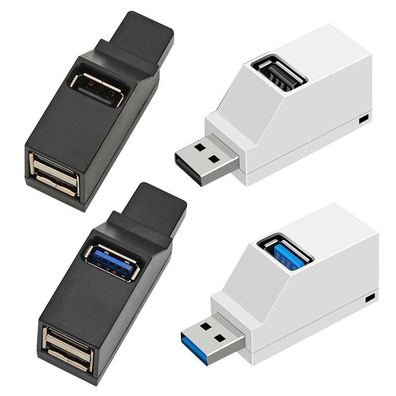 3 Port Usb Hub Mini Usb 2.0 3.0 High Speed Hub Spl... – Grandado