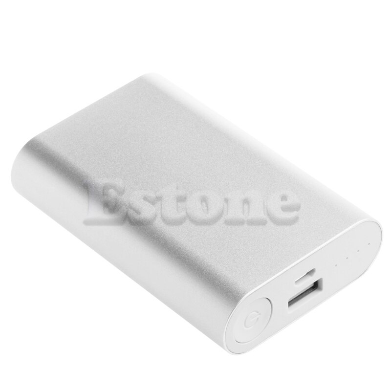 Aluminum 5V 2A Power Bank Case Kit 3X 18650 Battery Charger Box for Cell Phone: White