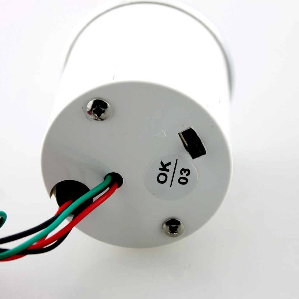 52mm Tachometer Gauge Meter Yellow LED 0-8000 RPM Car Instrument