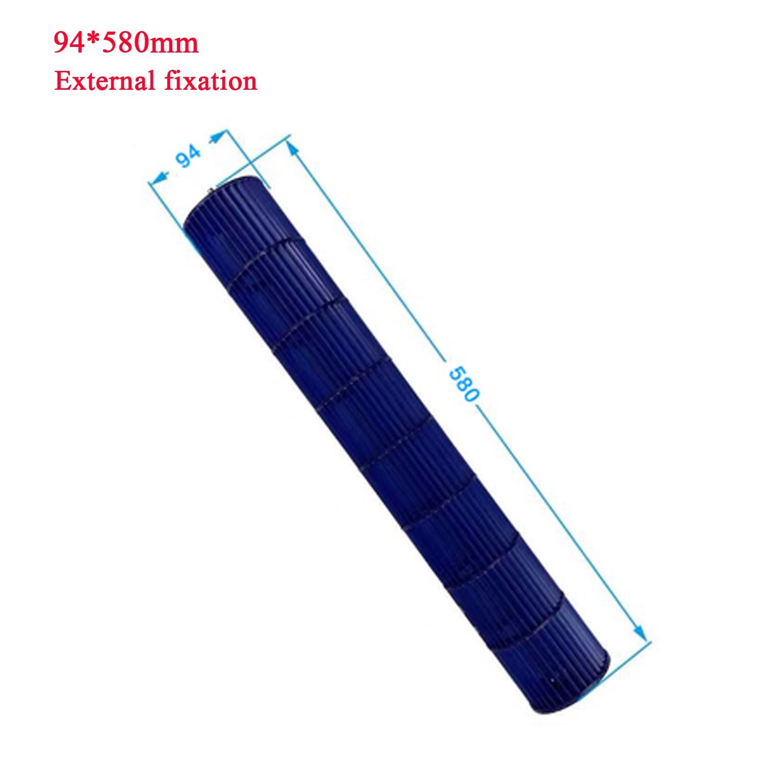 blower wheel plastic cross flow blade impeller for air conditioner 1-2p Cross flow fan: 94X580mm