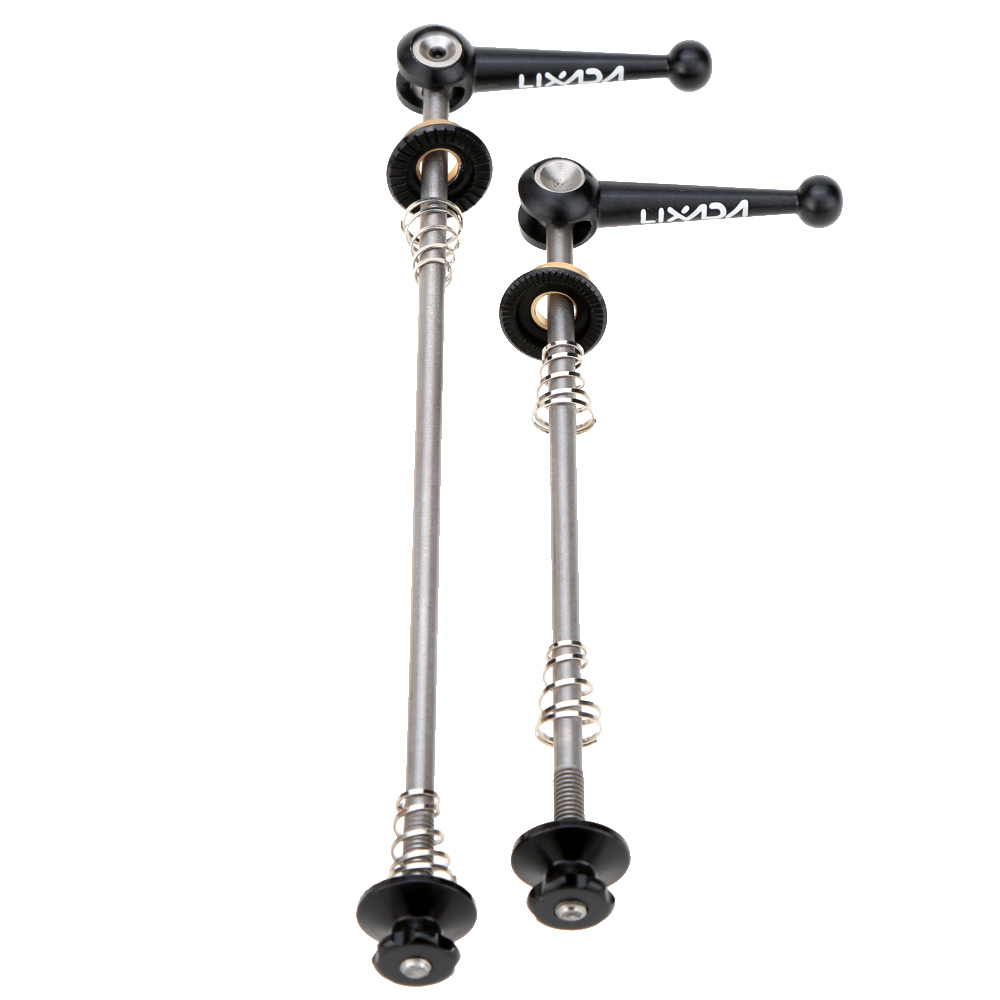 2Pcs Bicycle Skewers Ultralight Quick Release Titanium Skewers for MTB Road Bike Bicycle Skewers