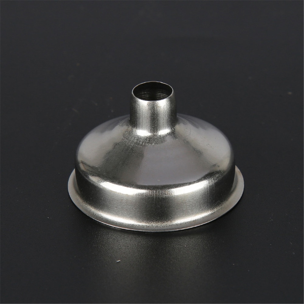 Embudo de botella de acero inoxidable a prueba de fugas para exteriores, Mini embudo de Flagon pequeño, accesorios portátiles para vino, herramientas de cocina, 1 ud.