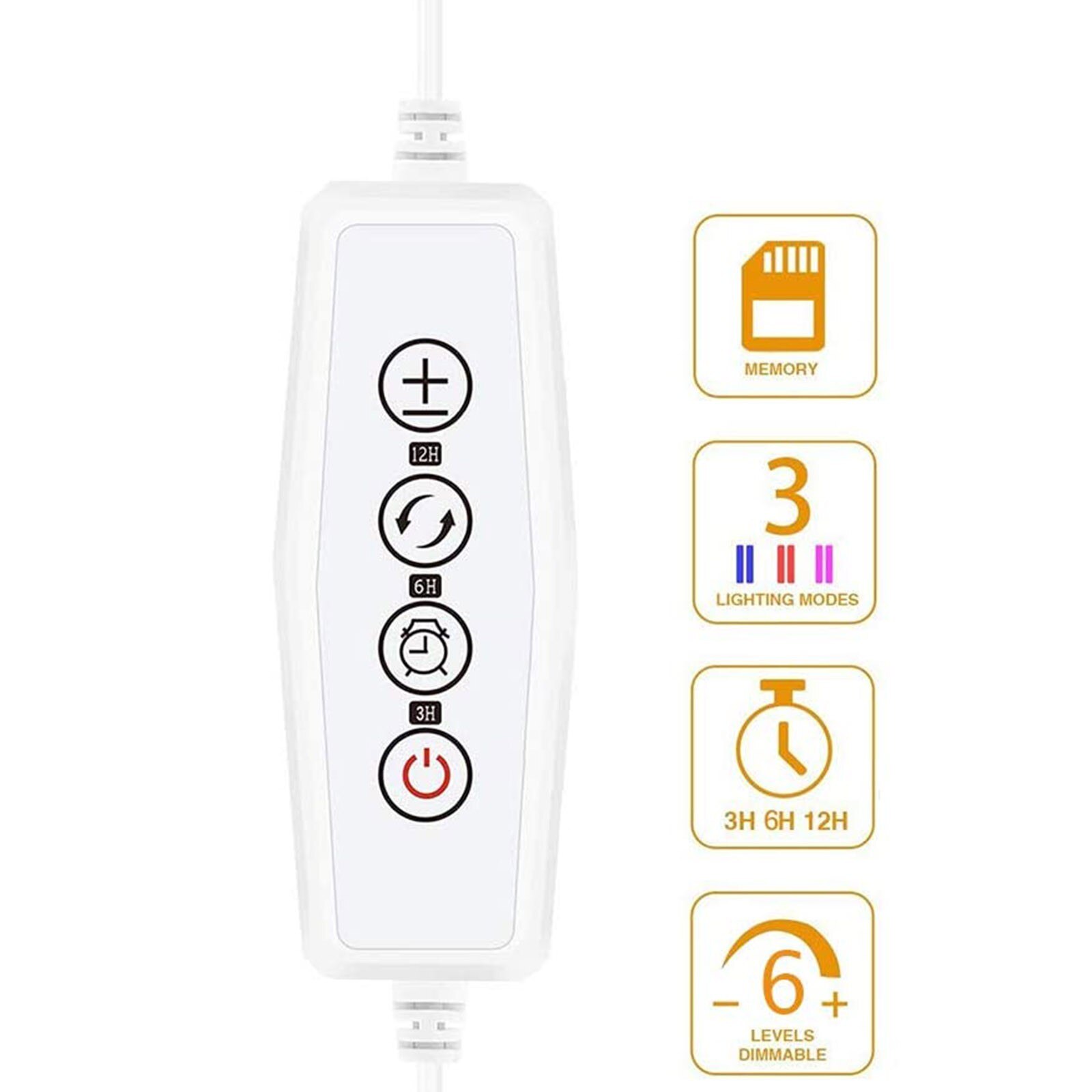 Luz LED para cultivo de plantas, más vendidos, , 65W, Bombilla de repuesto, de lámpara interior, y