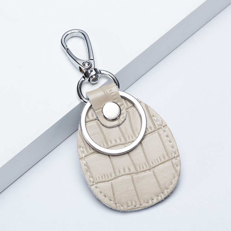 Pu Lederen Card Cover Voor Starline S96 Alarm Tag Intercom Sleutel Toegang Entree Kaart Set Autosleutel Houder Guard Kaart protecter: grey