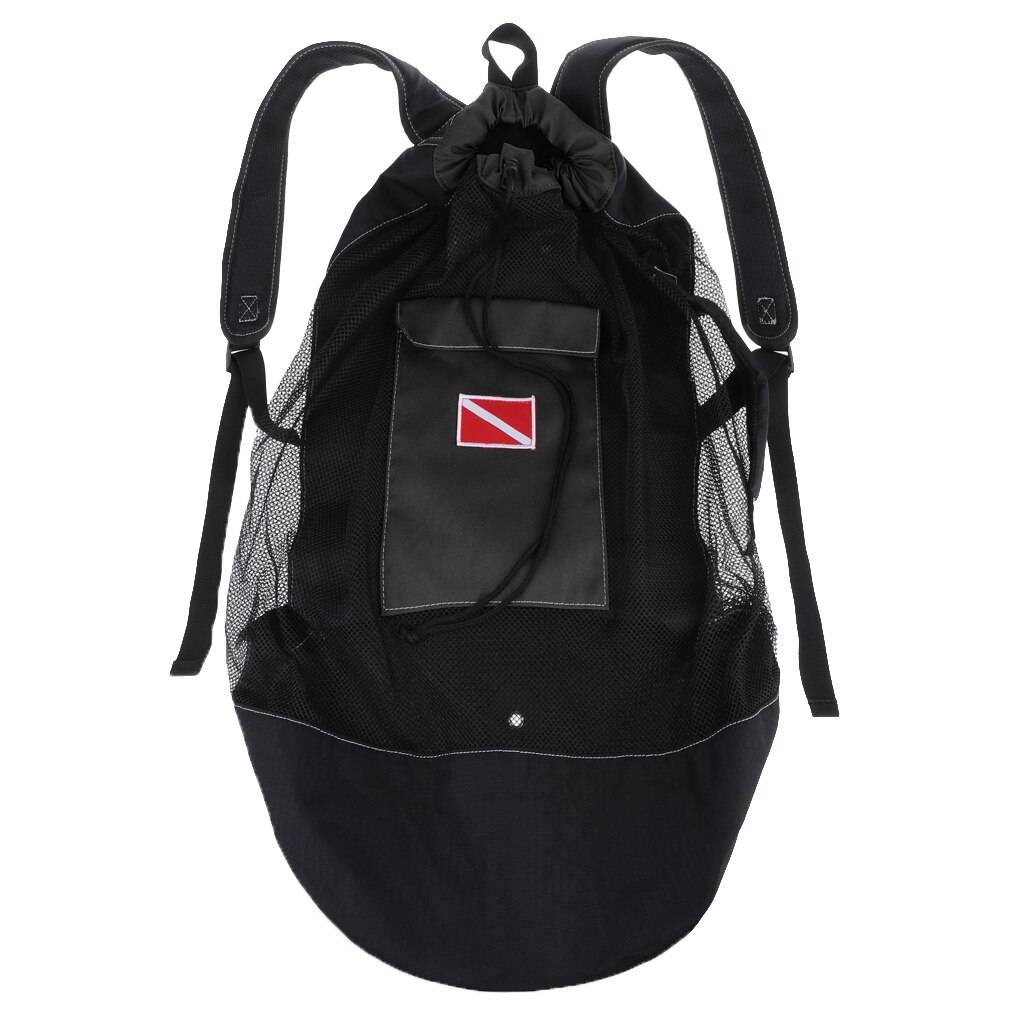Mesh 400D Oxford Fabric Scuba Diving Snorkeling Mesh Backpack Dive Gear Dry Bag Sack Pack Scuba Diving Mesh Backpack