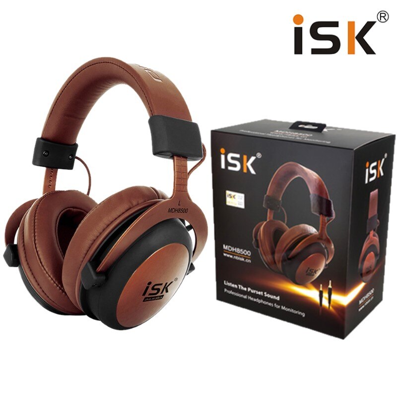ISK MDH8500 Echtem HIFI Stereo dynamische kopfhörer Studio Monitor Kopfhörer DJ Headset