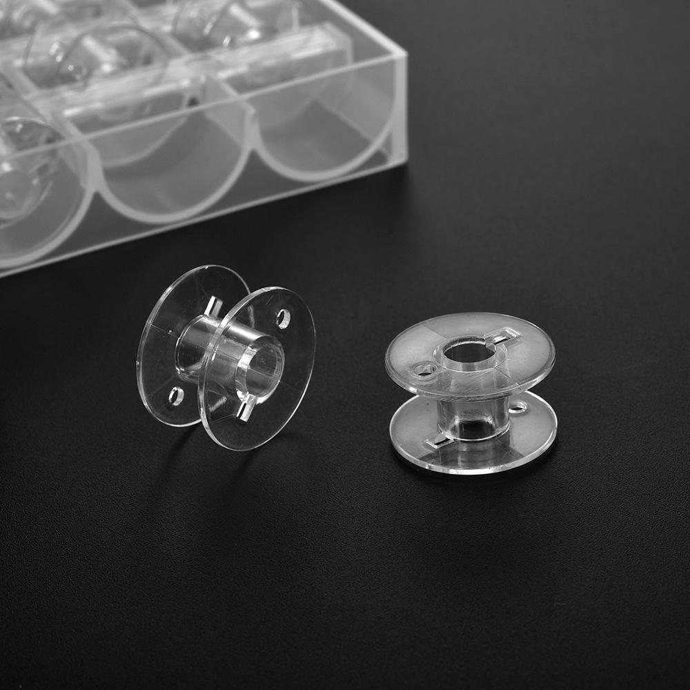 Sewing Bobbins Box Set Bobbin Case Stitch Machine Spools Sewing Supplies Storage Box For Sewing Tools Accessories