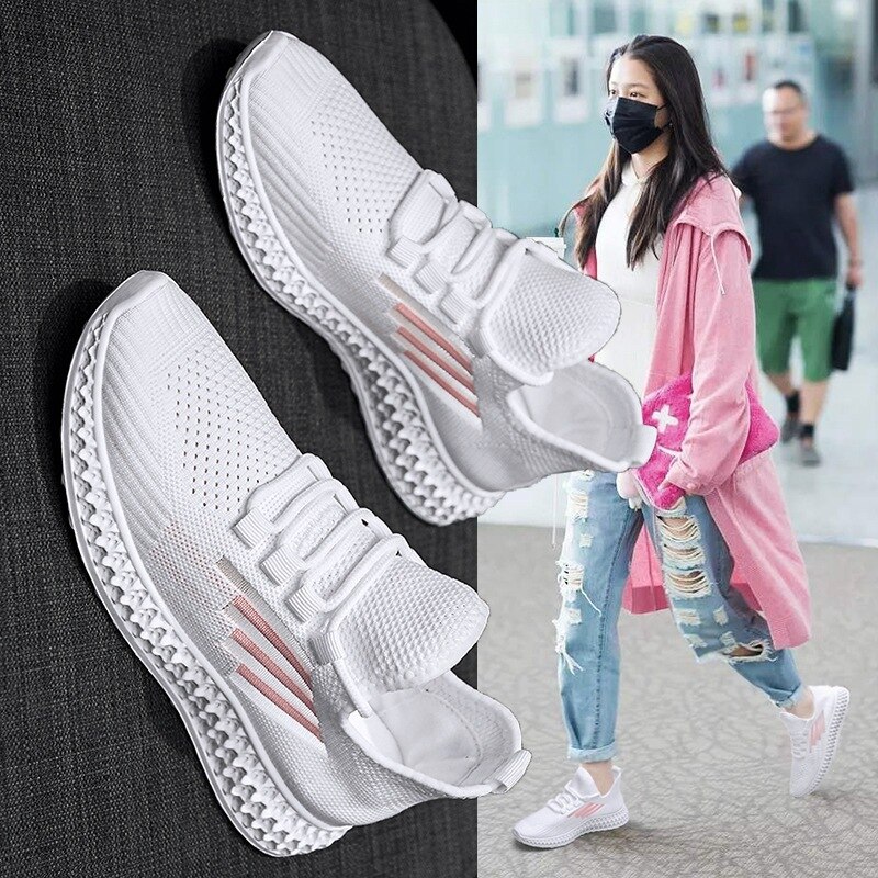 women Running Shoes Breathable air mesh Outdoor Sports Shoes Lightweight Sneakers ladies Comfortable Athletic jogging shoes