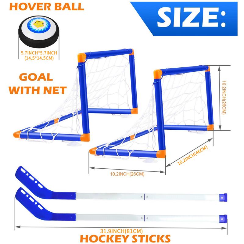Juego de objetivos de bola de suspensión de Hockey sobre hielo eléctrico para niños, deportes de interior y exterior, juguetes de entrenamiento con juegos