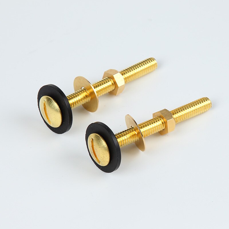 Toilet bolt sets water tank fitting screw set bathroom Accessory Repairing Tools copper water tank fastner parts copper one pair