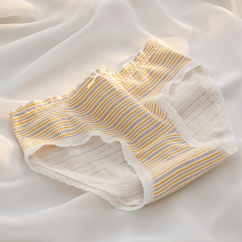1 calzoncillos de algodón bonitos de fresa para mujer, bragas femeninas, ropa interior transpirable, lencería suave, bragas florales para niñas