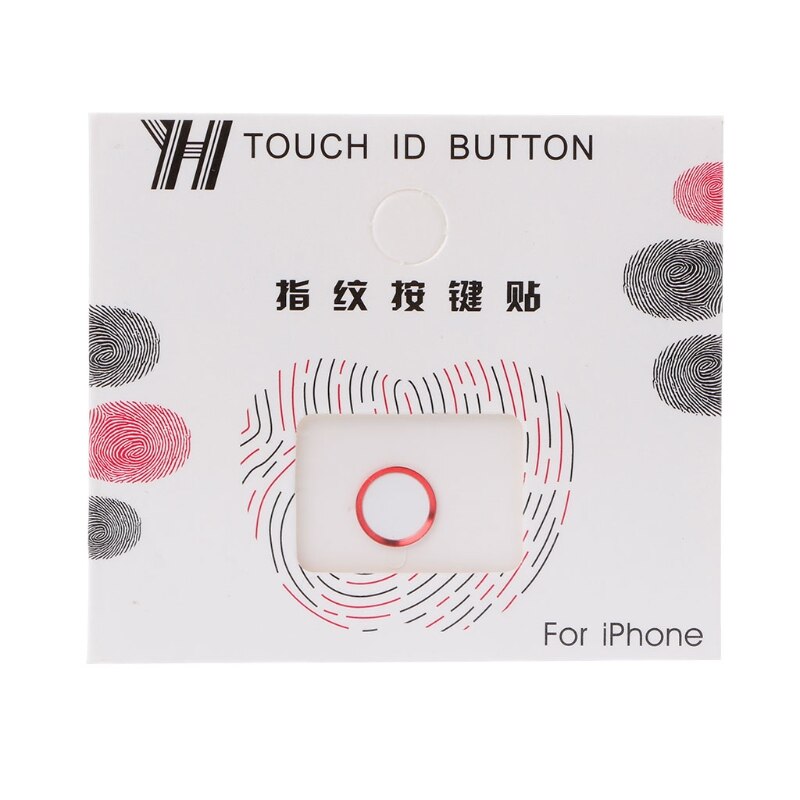 Universele homeknop vingerafdruk touch id sticker voor iphone 8 7 6 5 air 2 3 4 a6he: 7