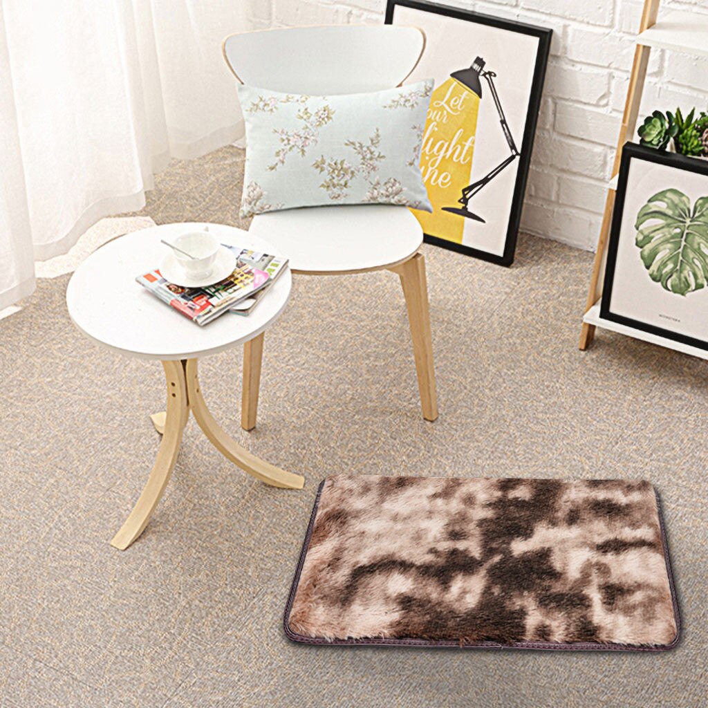 40*60cm Bath Mat Bathroom Carpet Rug Ultra Soft Shaggy Plush Bathroom Mat kitchen Door Floor tapis de bain Carpet Decor