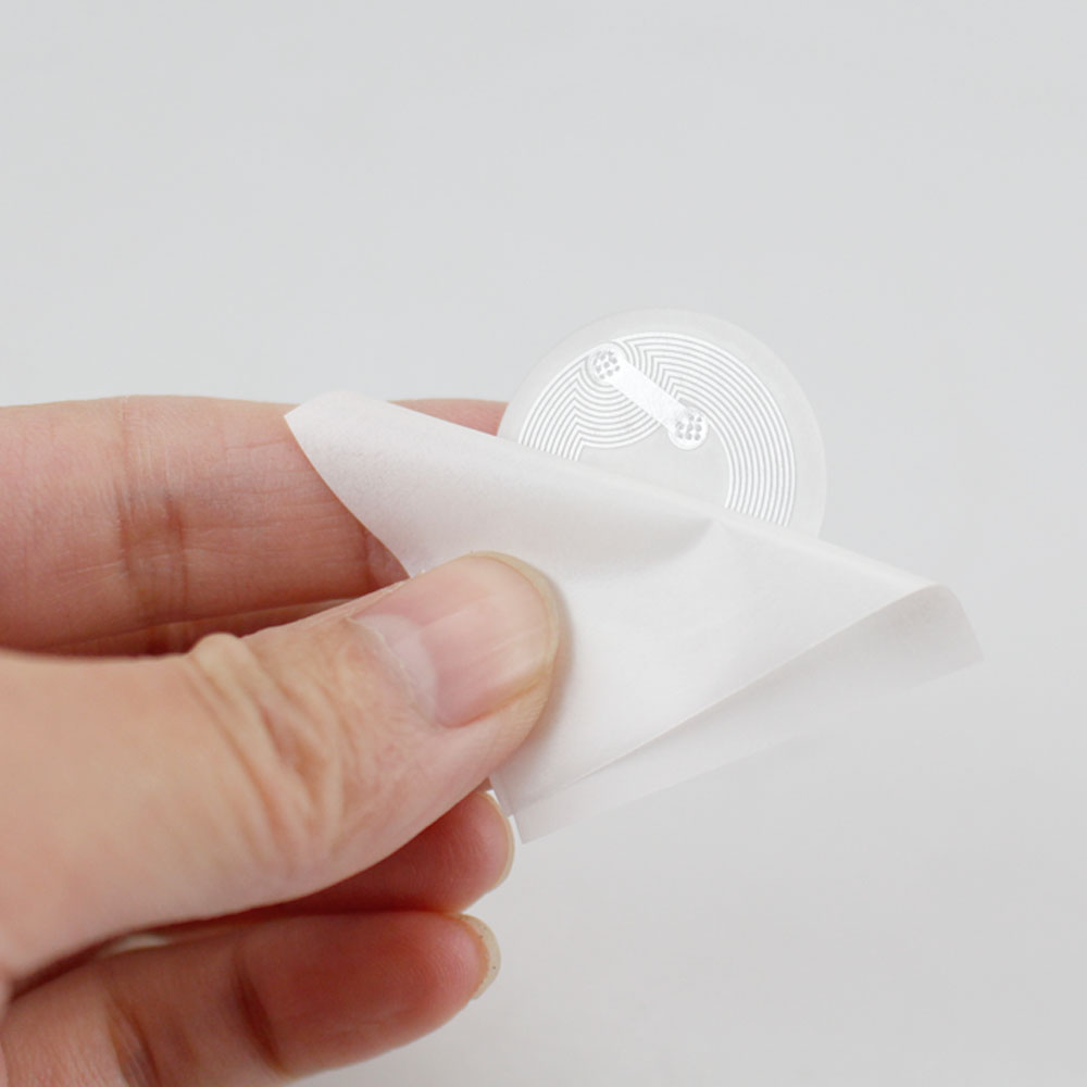 Autocollants RFID en papier blanc de 25mm, étiquette adhésive universelle MF Classic 1K S50 13.56MHz, pour tous les téléphones NFC, 10 pièces