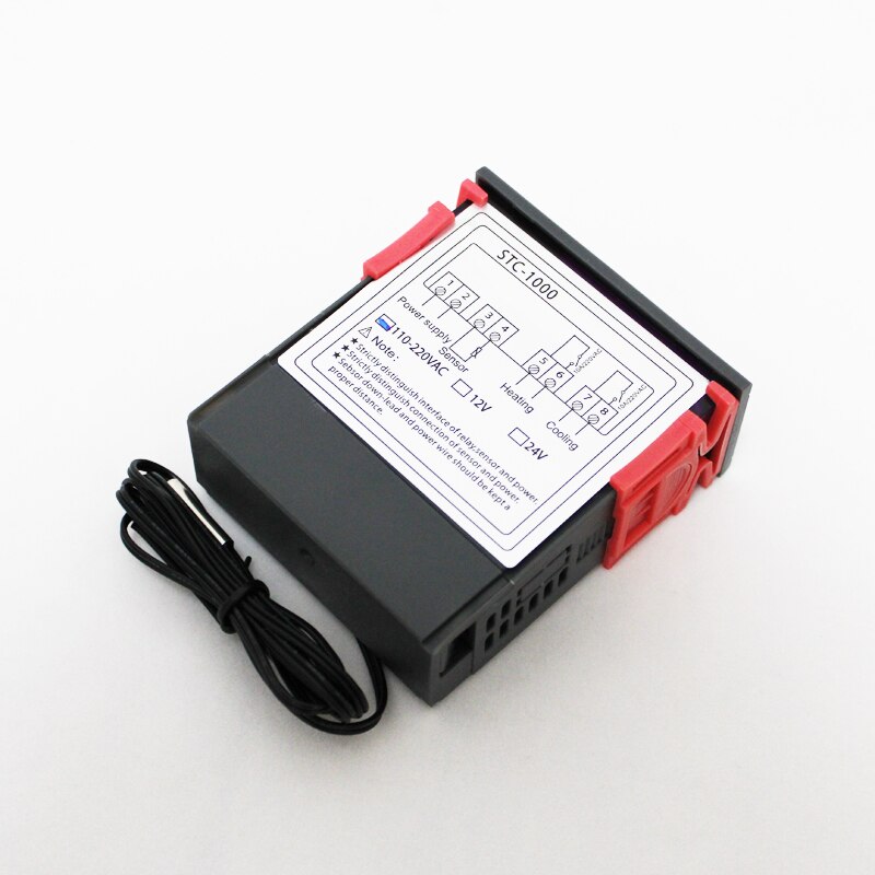 Termostato STC 1000, controlador Digital de temperatura para incubadora, relé termorregulador, enfriamiento de calefacción