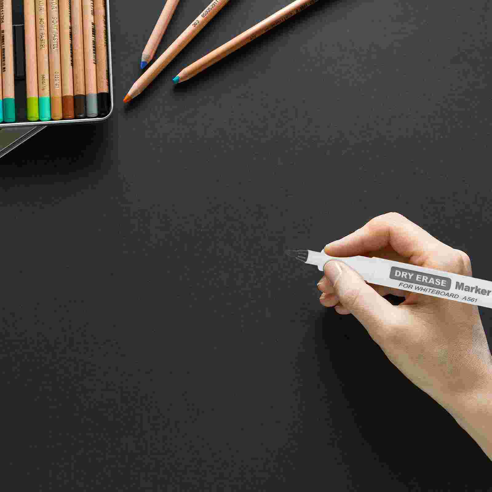 12 Pcs Whiteboard Pen Marker Fine Tip Dry Erase Markers Thin Teacher Student Pens Classroom Writing Supplies Dot Markers School