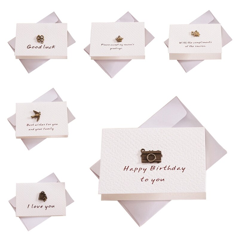 Carte de voeux avec enveloppe carte postale pour anniversaire noël saint valentin fête mariage décoration cartes postales merci cartes