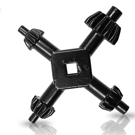 1Stck 4 in 1 Multi-funktion Universal- Futter Schlüssel Bohrer Bohren Halfter Schlüssel Ratchet Sockel Ring Kombination Griff Stern Schlüssel