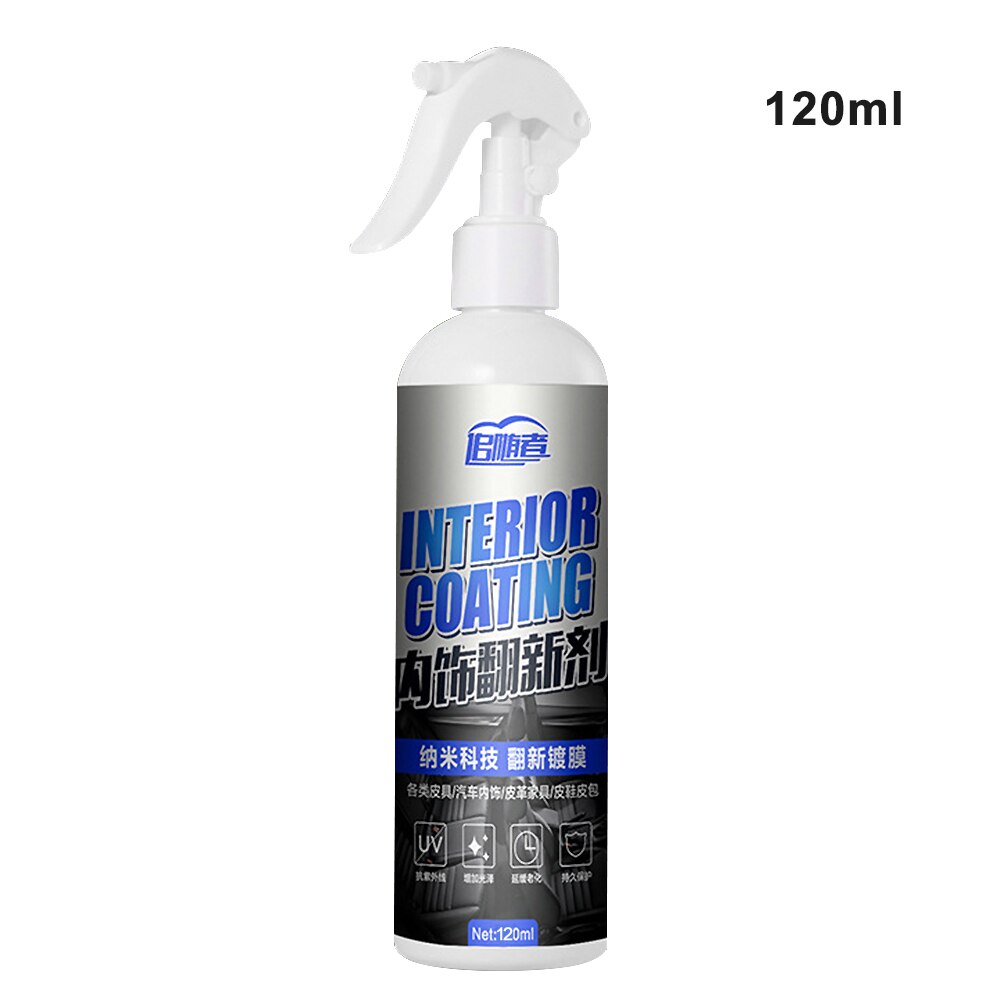 Leer gerenoveerd coating pasta onderhoudsmiddel auto kunststof opknappen dashboard stoel leer reinigen opknapmiddel: 120ml