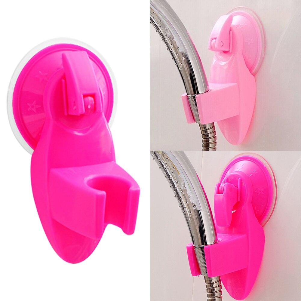 Wall-Mount Verstelbare Krachtige Zuignap Houder Badkamer Douchekop Houder Sucker Rack