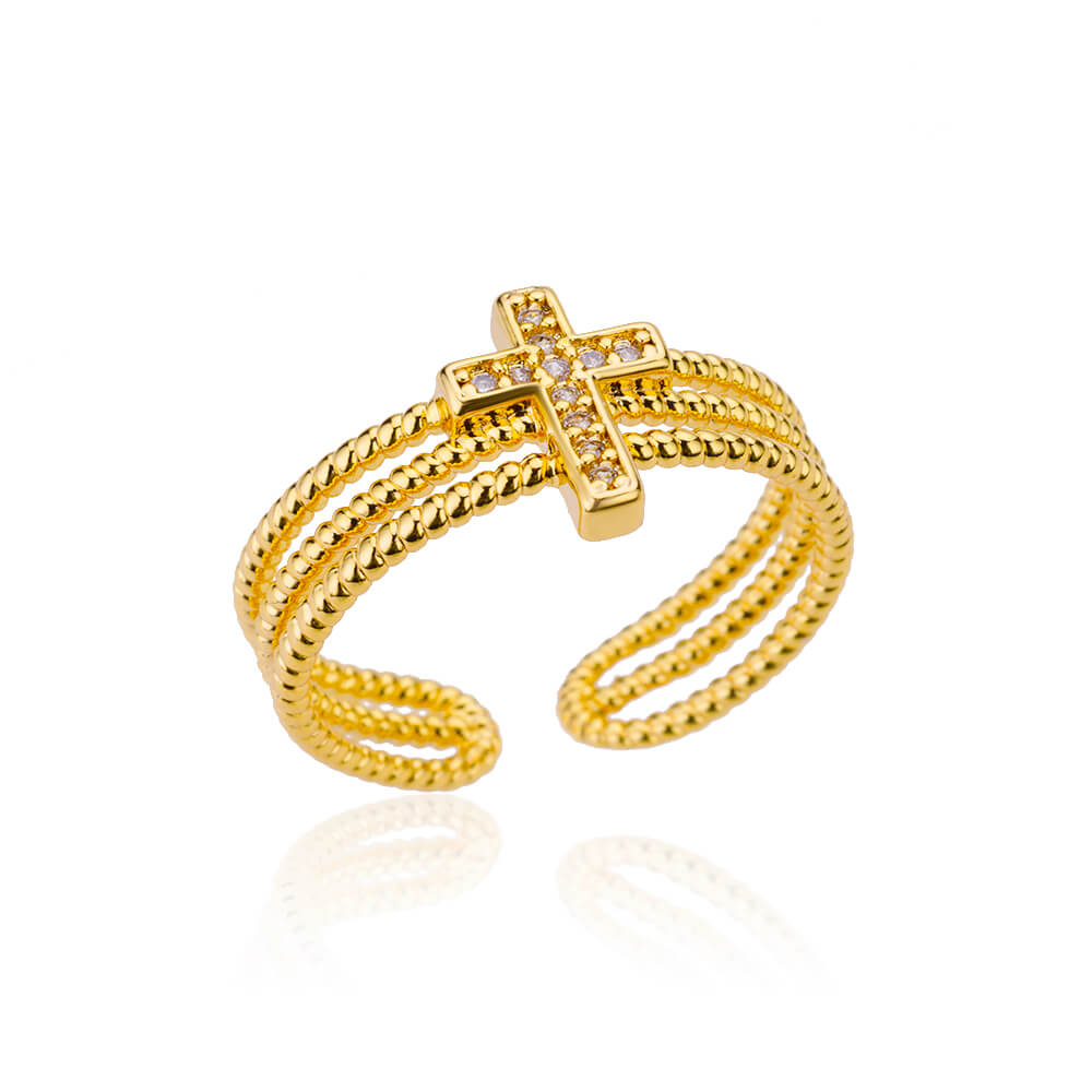 Palmenblattförmige ringe für damen, edelstahl, zirkonia, verstellbarer fingerring, partyschmuck, Schmuckstück femme: Blau
