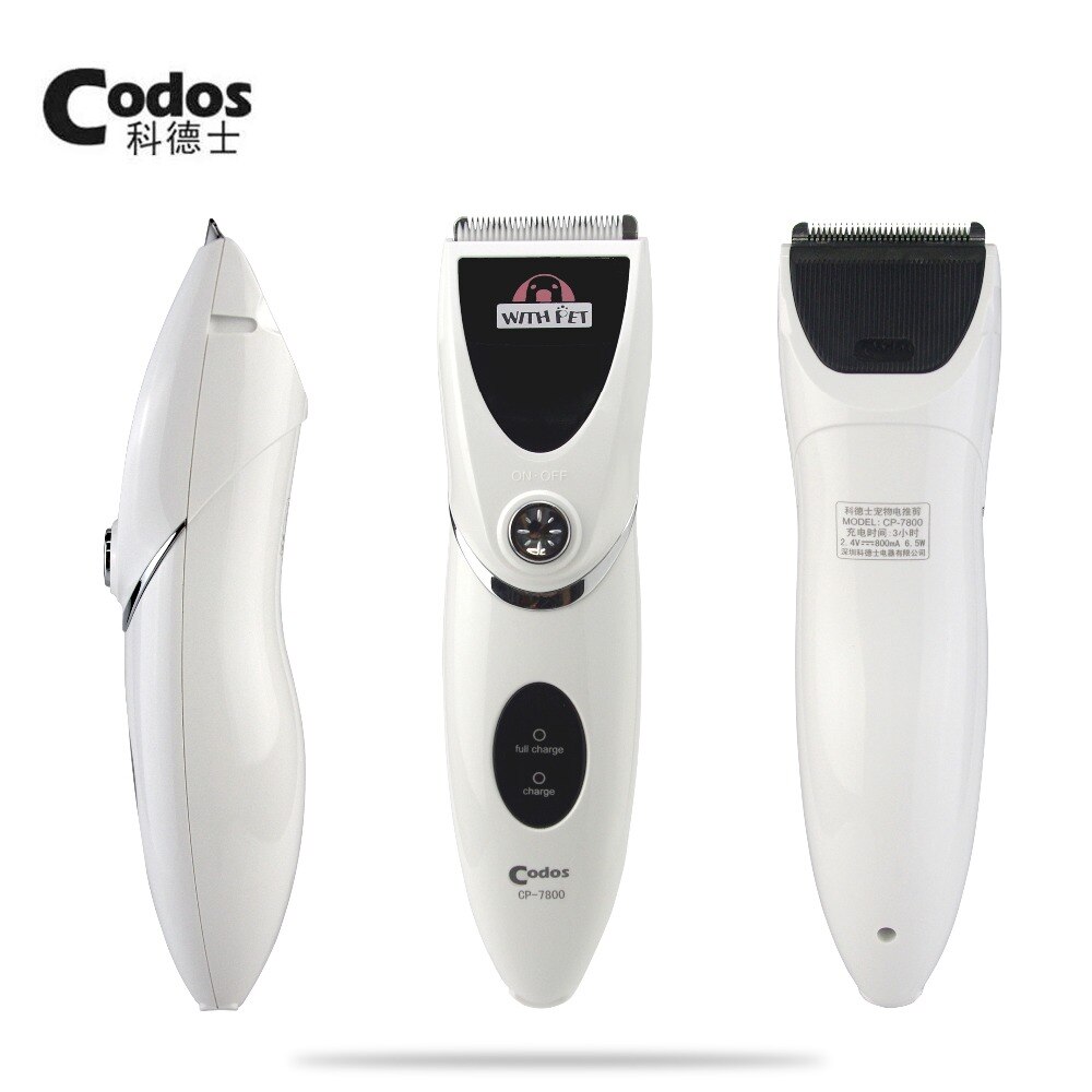 Codos – tondeuse électrique professionnelle CP-7800, Rechargeable, pour chiens et chats, accessoire de toilettage