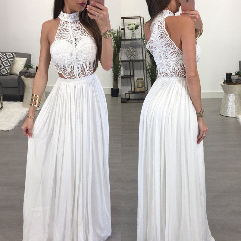 Open Back Chiffon and Lace Sexy Gowns Stormy Plus Size