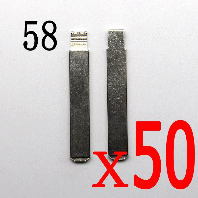 #58 Original Replace Folding key blade ForCitroen Triumph Kino Car key embryo replacing the key head Remote Key Blade NO.58: 58Bx50