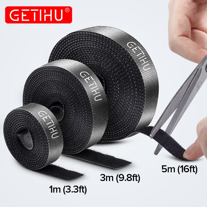 GETIHU 5m Cable Organizer Micro USB Type C Wire Winder Earphone Holder Management Cord Clip Protector For iPhone X Xiaomi Huawei