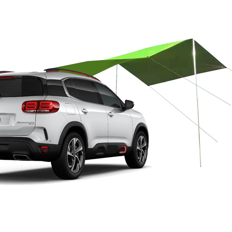 Car Shelter Shade Waterproof UV Camping Side Car Roof Top Tent Awning Portable Camping Tents Automobile Rooftop Rain Canopy